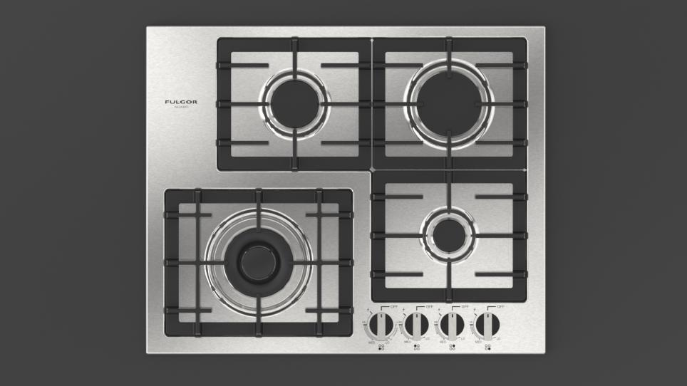 24" GAS COOKTOP Fulgor Milano